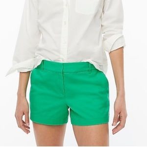 J.Crew 3 inch Chino Green s 8